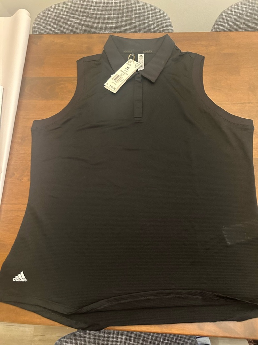 NWT Adidas Sleeveless polo golf shirt